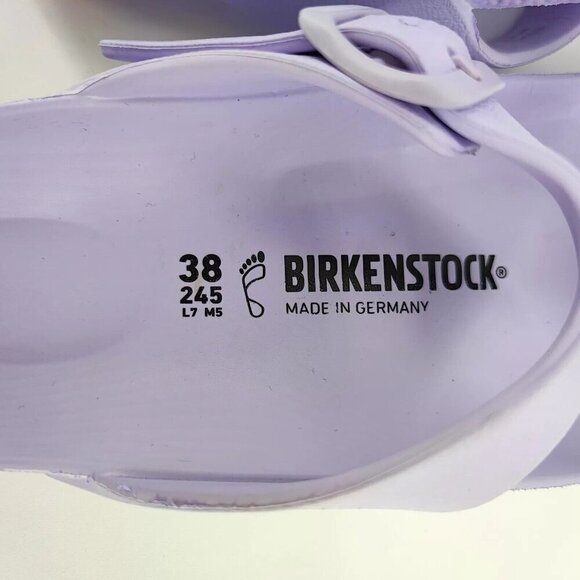 Birkenstock Women's Gizeh Regular Purple Foam Thong Slip On Sandal Size 7 US - Picture 9 of 10